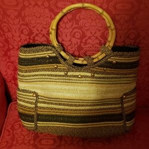 SUMMER PURSE, BLACK, BROWN, TAN AND GRAY
